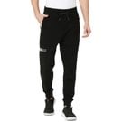 Mufti Black Knitted Track Pants