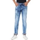 Mufti Mid Blue Super Slim Fit Original Stretch Jeans