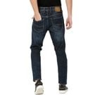 Mufti Blue Black Ankle Length Original Stretch Jeans