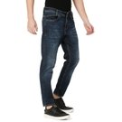 Mufti Blue Black Ankle Length Original Stretch Jeans
