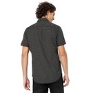 Mufti Black & Grey Tonal Print Slim Fit Casual Shirt