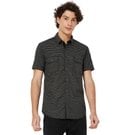 Mufti Black & Grey Tonal Print Slim Fit Casual Shirt