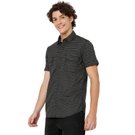 Mufti Black & Grey Tonal Print Slim Fit Casual Shirt