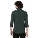 Mufti Green Slim Fit Casual Shirt
