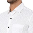 Mufti White Slim Fit Casual Shirt