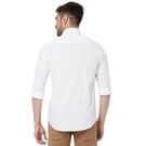 Mufti White Slim Fit Casual Shirt