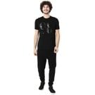 Mufti Black Leather Print Graphic Tee