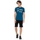 Mufti Teal Text Knitted Jersey Graphic T-Shirt