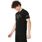 Black Holographic Print Tee