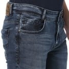 Denim Deluxe Stretch Skinny Fit Blue Black Jeans