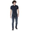 Denim Deluxe Stretch Super Slim Fit Blue Black Jeans