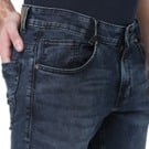 Denim Deluxe Stretch Super Slim Fit Blue Black Jeans