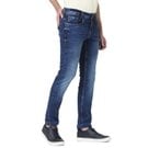 Denim Deluxe Stretch Super Slim Fit Dark Indigo Blue Jeans
