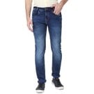 Denim Deluxe Stretch Super Slim Fit Dark Indigo Blue Jeans
