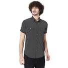 Black Micro Print Casual Shirt