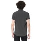 Black Micro Print Casual Shirt