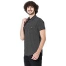Black Micro Print Casual Shirt