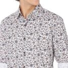 Mufti White Floral Print Shirt