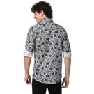 Grey & Navy Digital Print Shirt