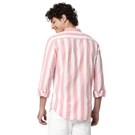 Mufti Pastel Pink & White Awning Stripe Shirt