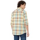 Mufti Yellow & Multi Madras Check Shirt