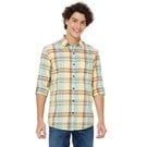 Mufti Yellow & Multi Madras Check Shirt