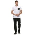 Mufti White Solid Knitted Jersey T-Shirt