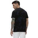 Mufti Black & Navy Graphic Print T-Shirt