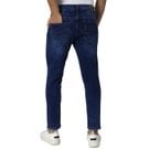 Mufti Indigo Blue Ankle Length Flyweight Jeans
