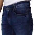 Mufti Indigo Blue Ankle Length Flyweight Jeans