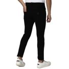 Mufti Black Ankle Length Stretch Chinos