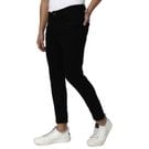 Mufti Black Ankle Length Stretch Chinos
