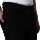 Mufti Black Ankle Length Stretch Chinos