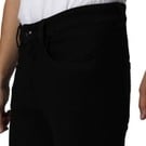 Mufti Black Ankle Length Stretch Chinos