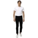 Mufti Black Ankle Length Stretch Chinos