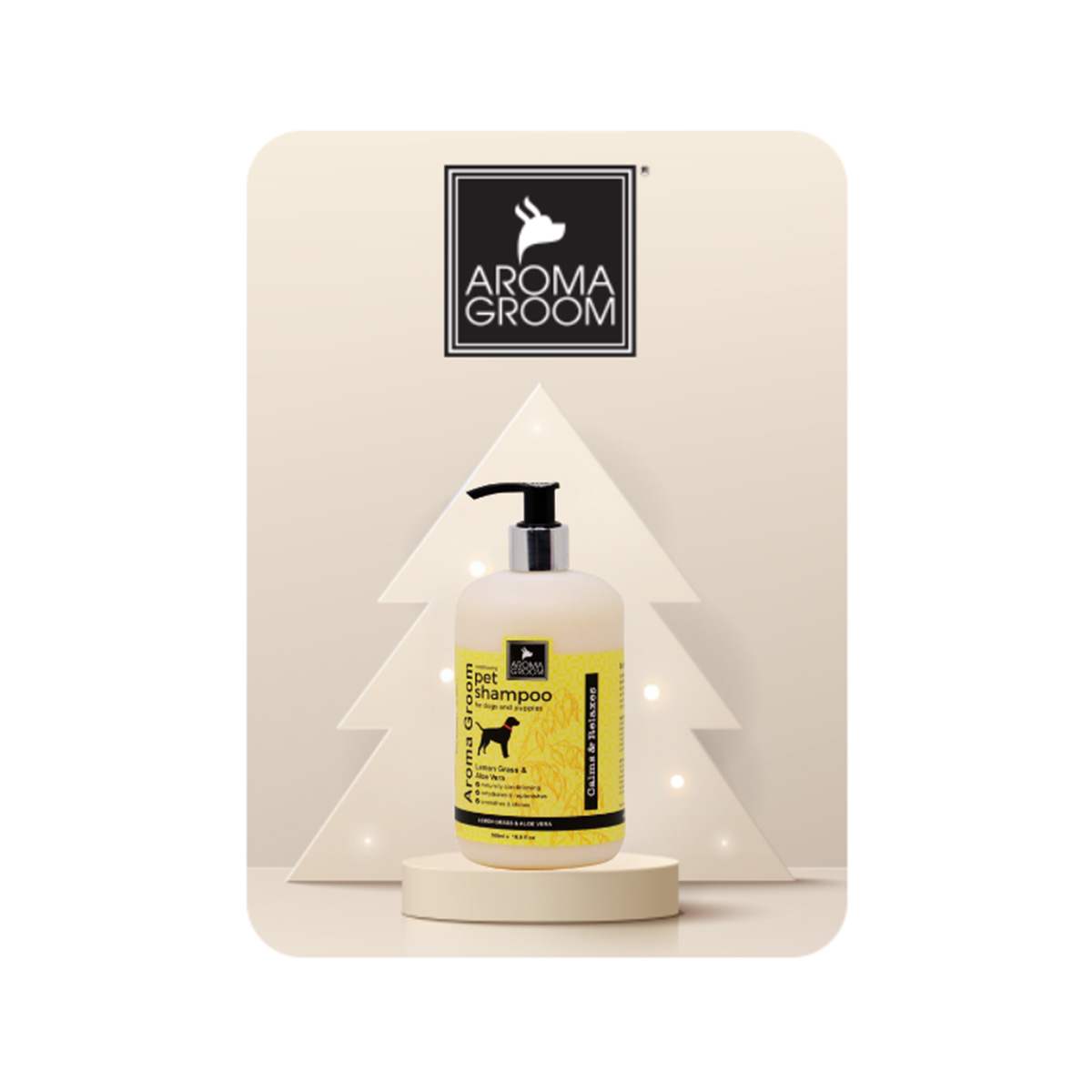 Aroma Groom Nourishing Shampoo with Lemon Grass & Aloe Vera