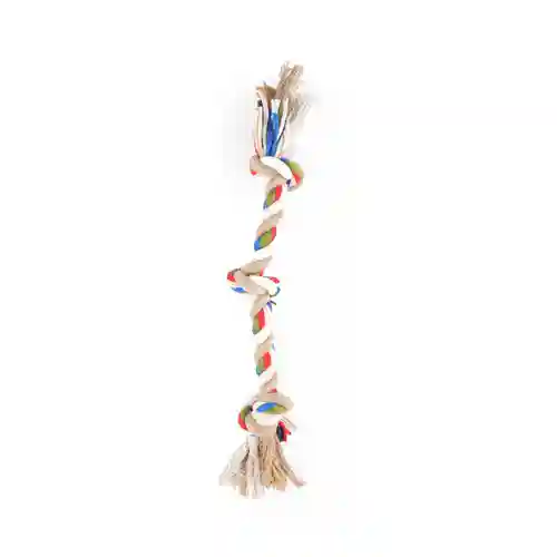 Barkbutler Fofos Flossy Three Knots Rope Toy for Dogs, 3 KNOTS