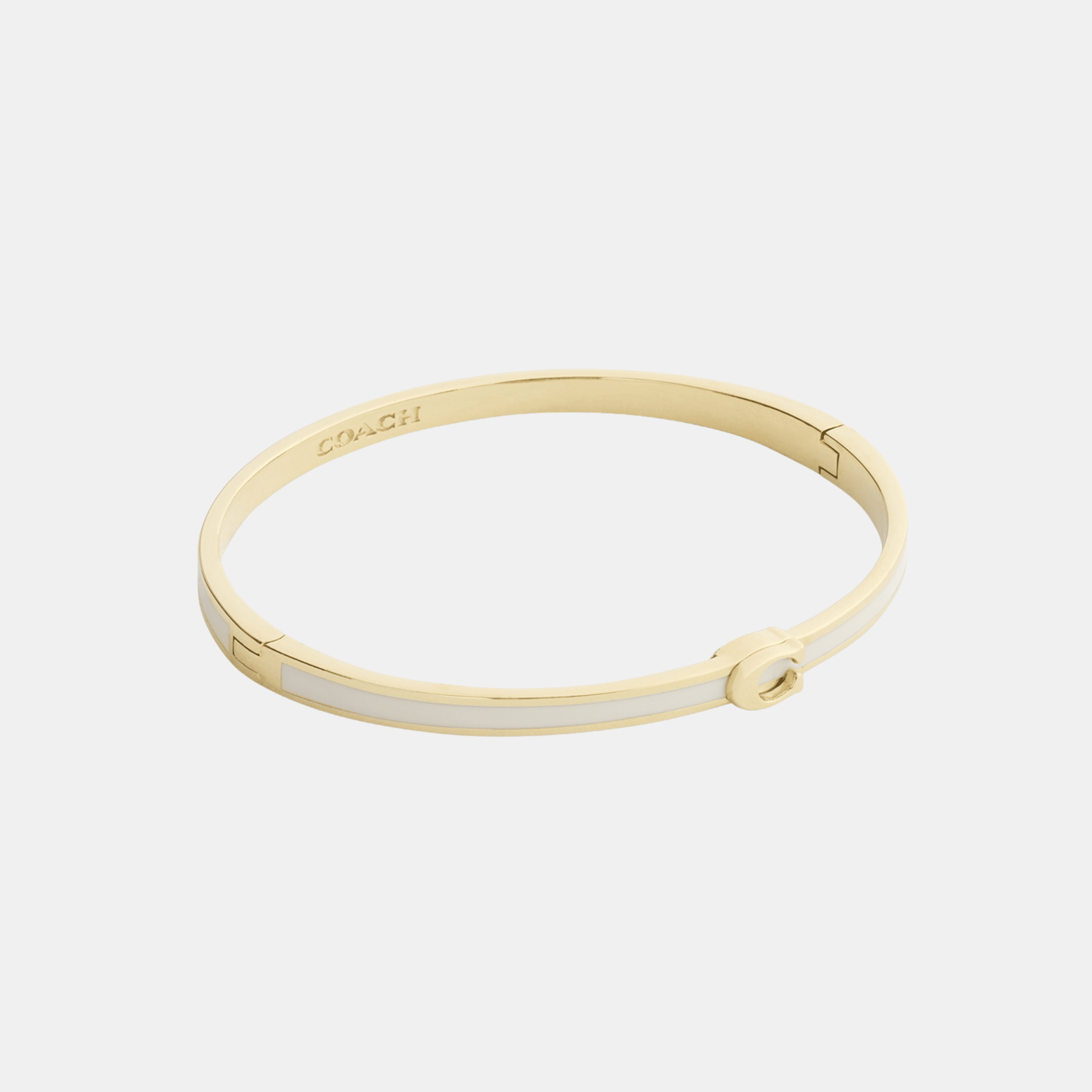 Signature C Enamel Bangle Boxed Bracelet