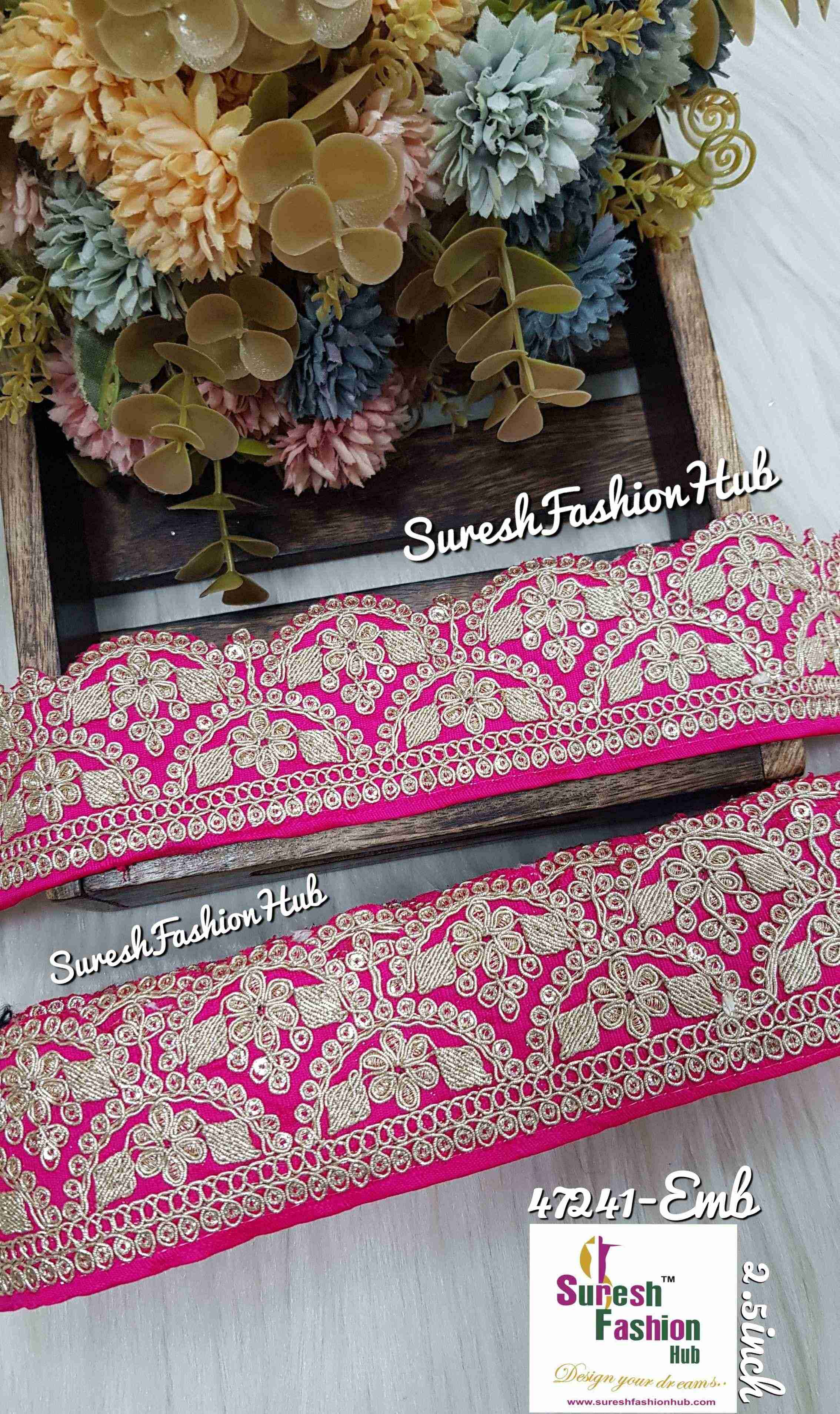 Rani Pearl Dori Scalloped Cutwork Lace
