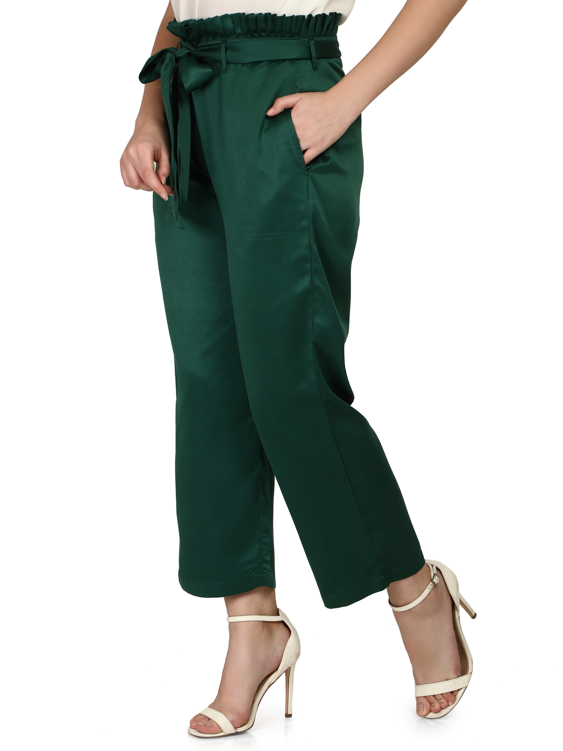 Women's Bottle Green trousers
