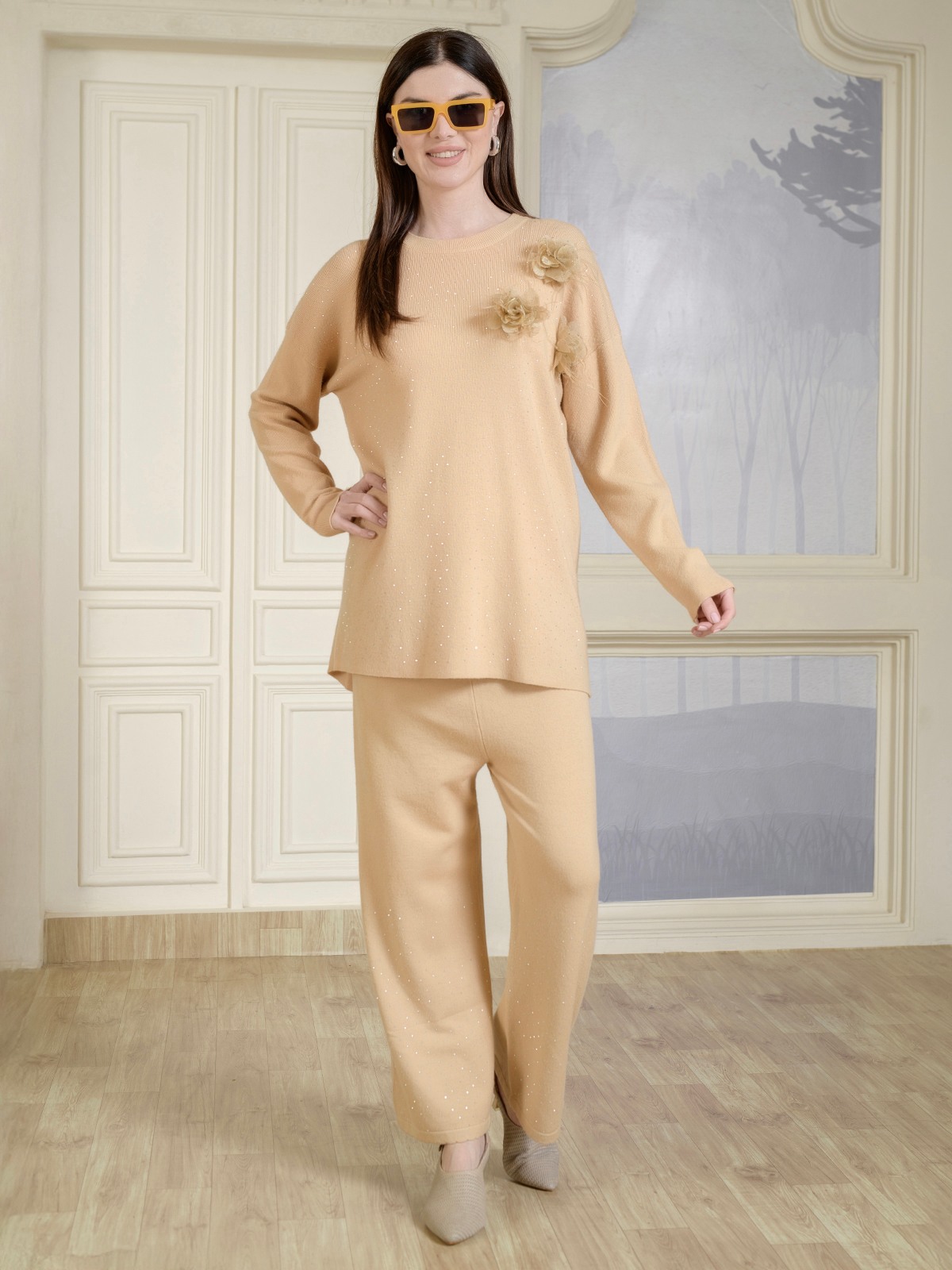 Albion LADIES WINTER WOOLEN COORDINATE SET