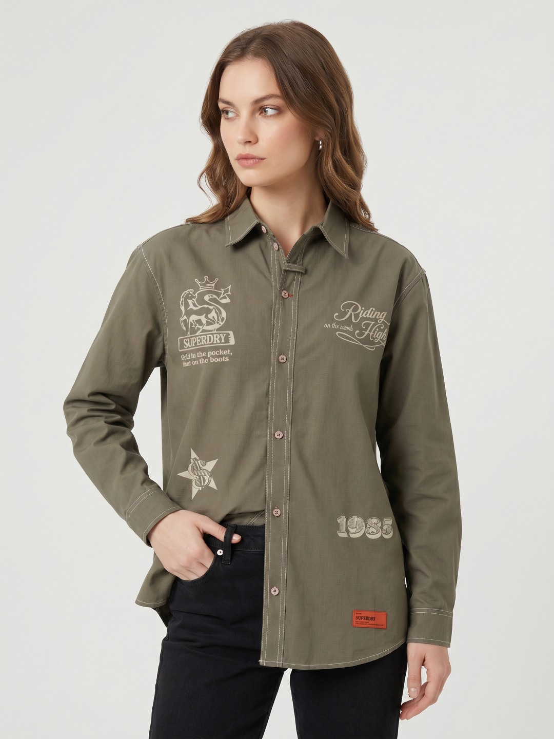 RICH FARMER OPENCOLLAR POCKET SHIRT
