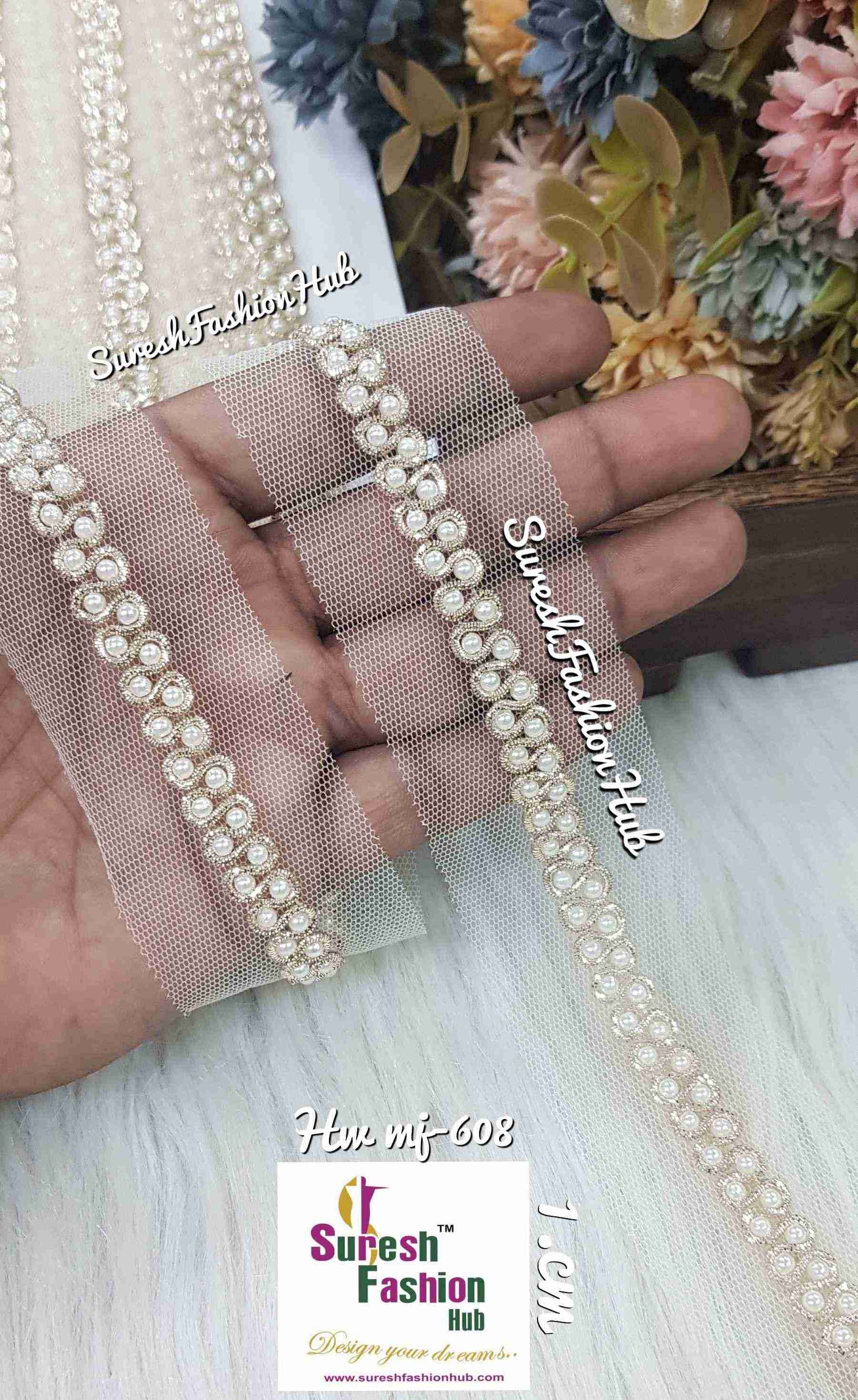 Pearl Radiance Net Lace