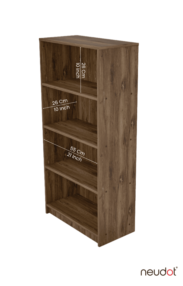 Hunter Bookshelf - Western Oak Finish