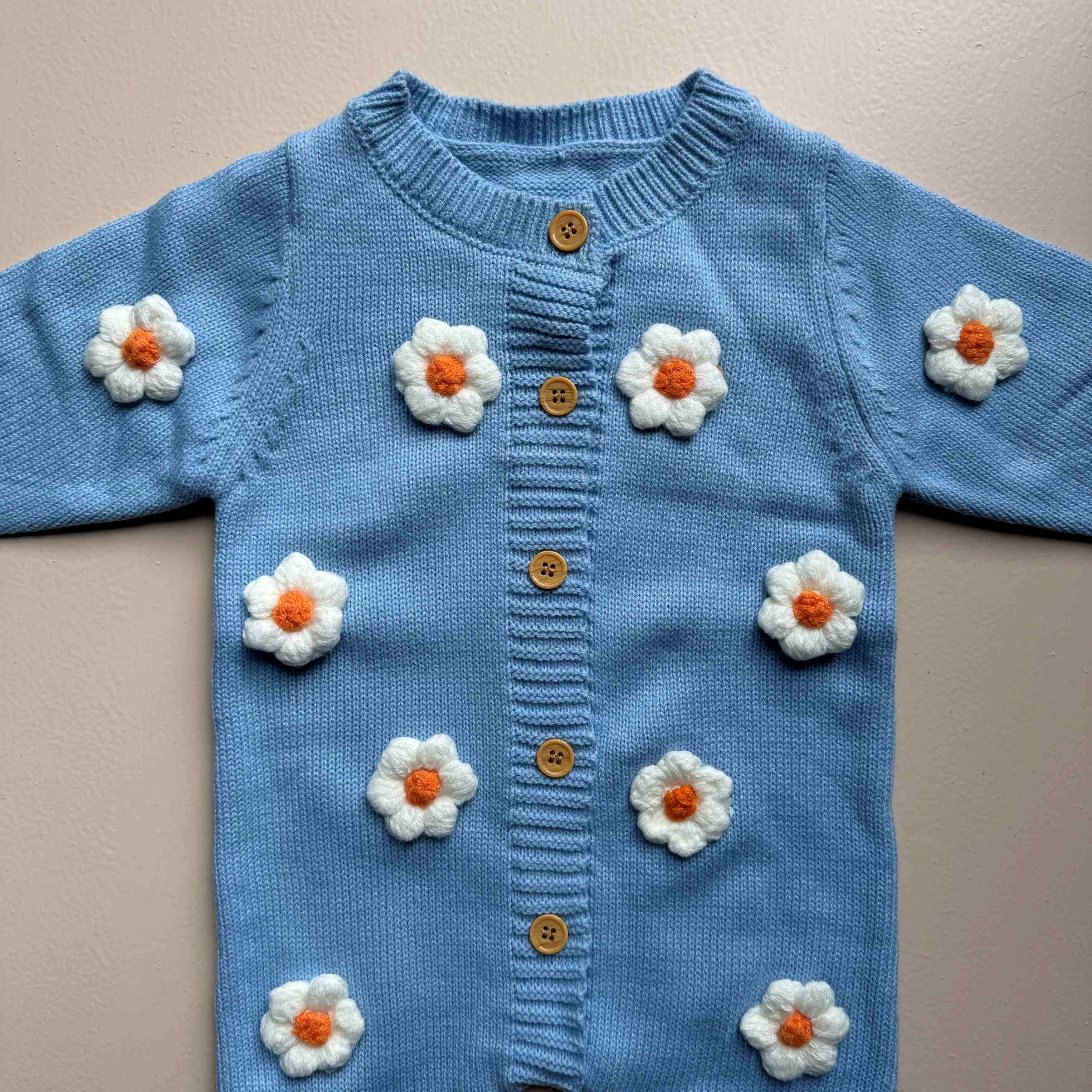 SoftSky Floral Knit Romper