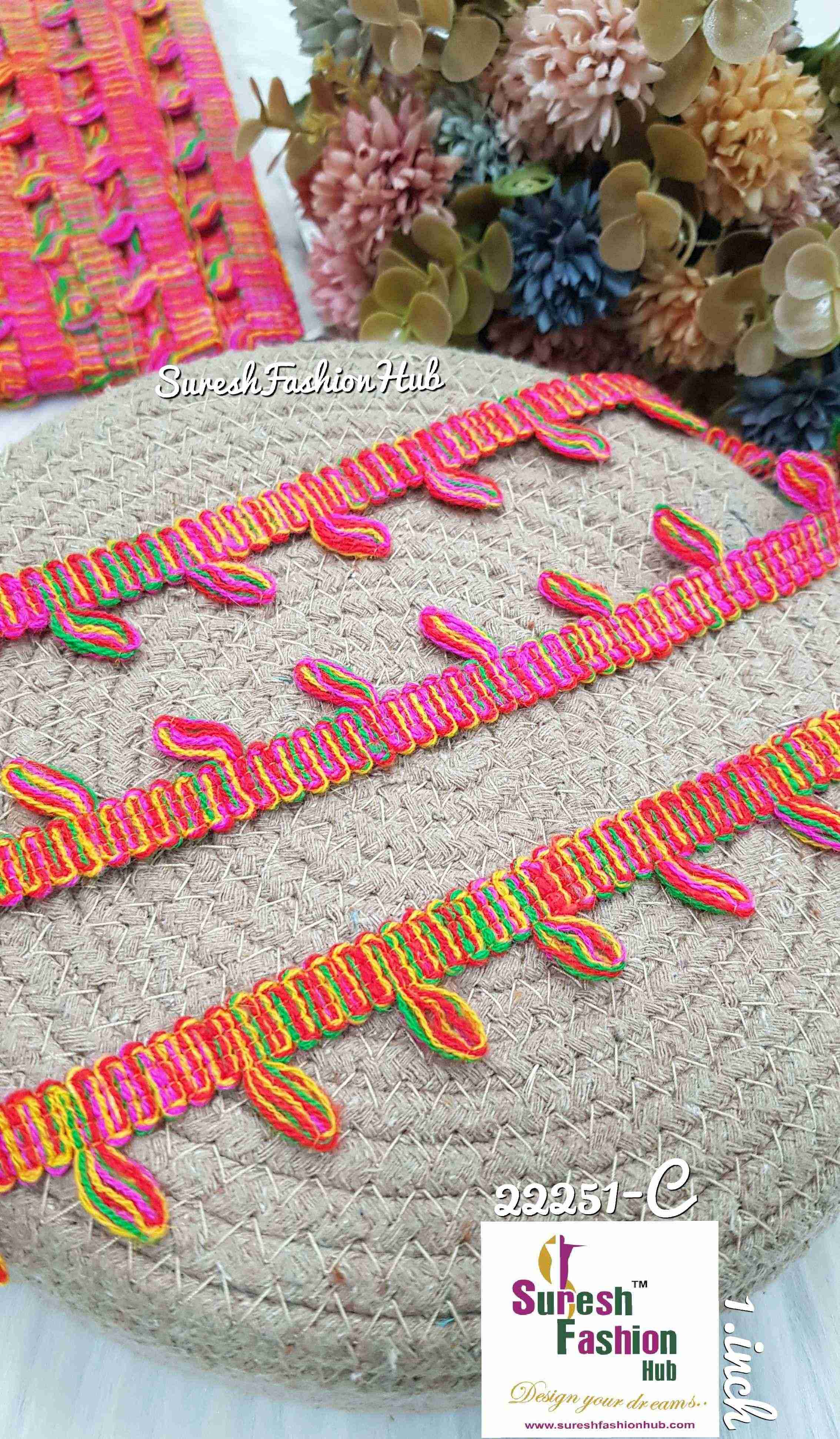 Furry Fringes  Multi Mix  Trim