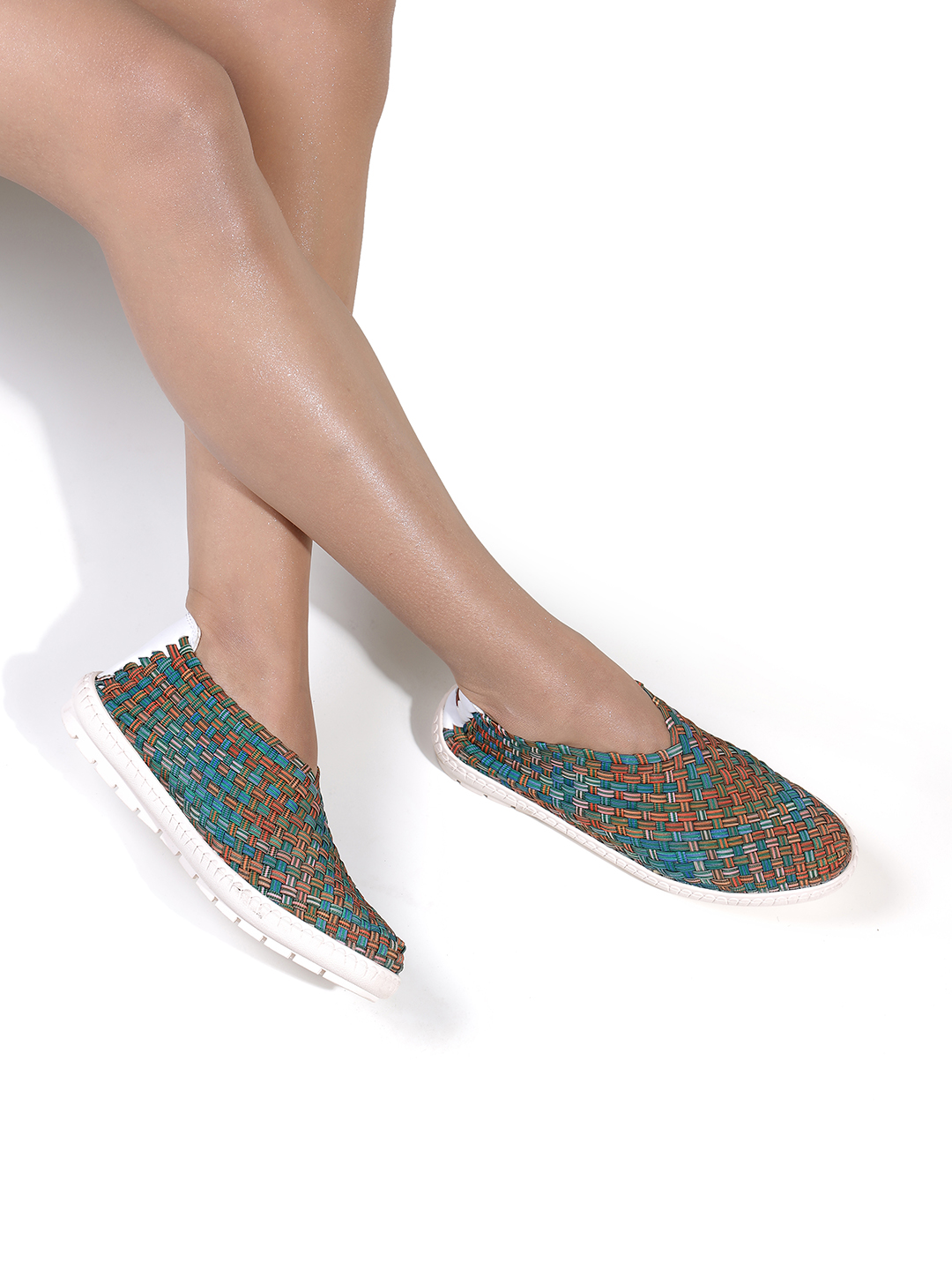CATWALK | Weave Detail Slip On Sneakers
