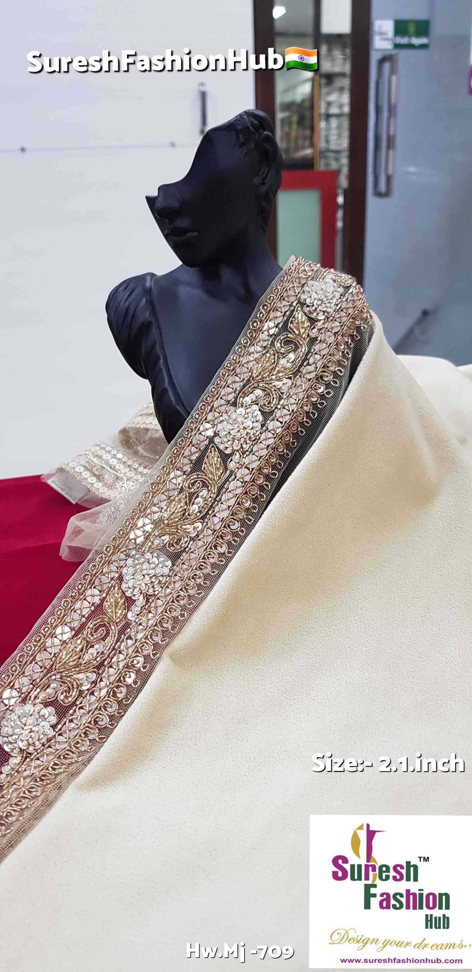 Sabyasachi-Inspired Floral Knot Elegance Lace