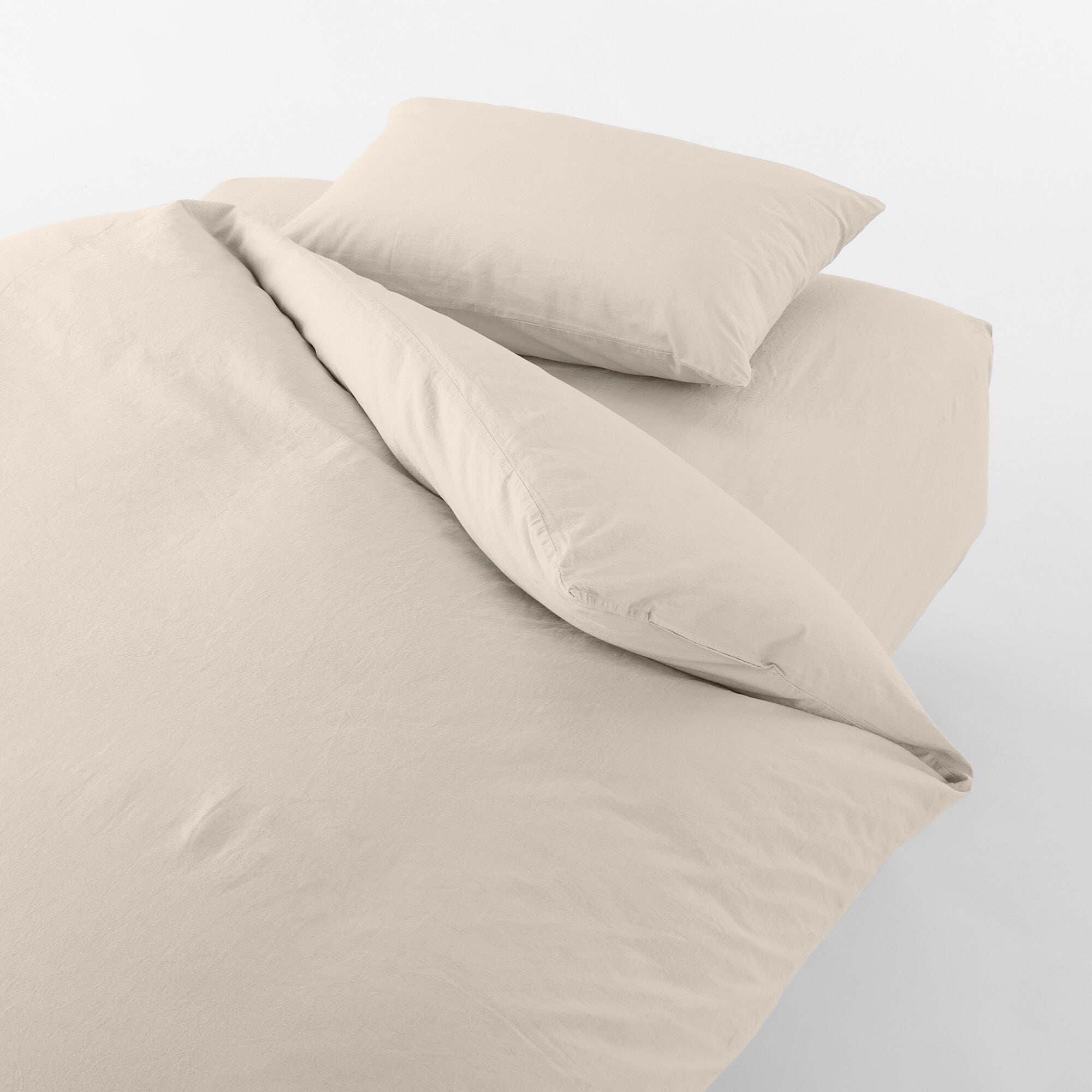 WASHED COTTON DUVET COVER K