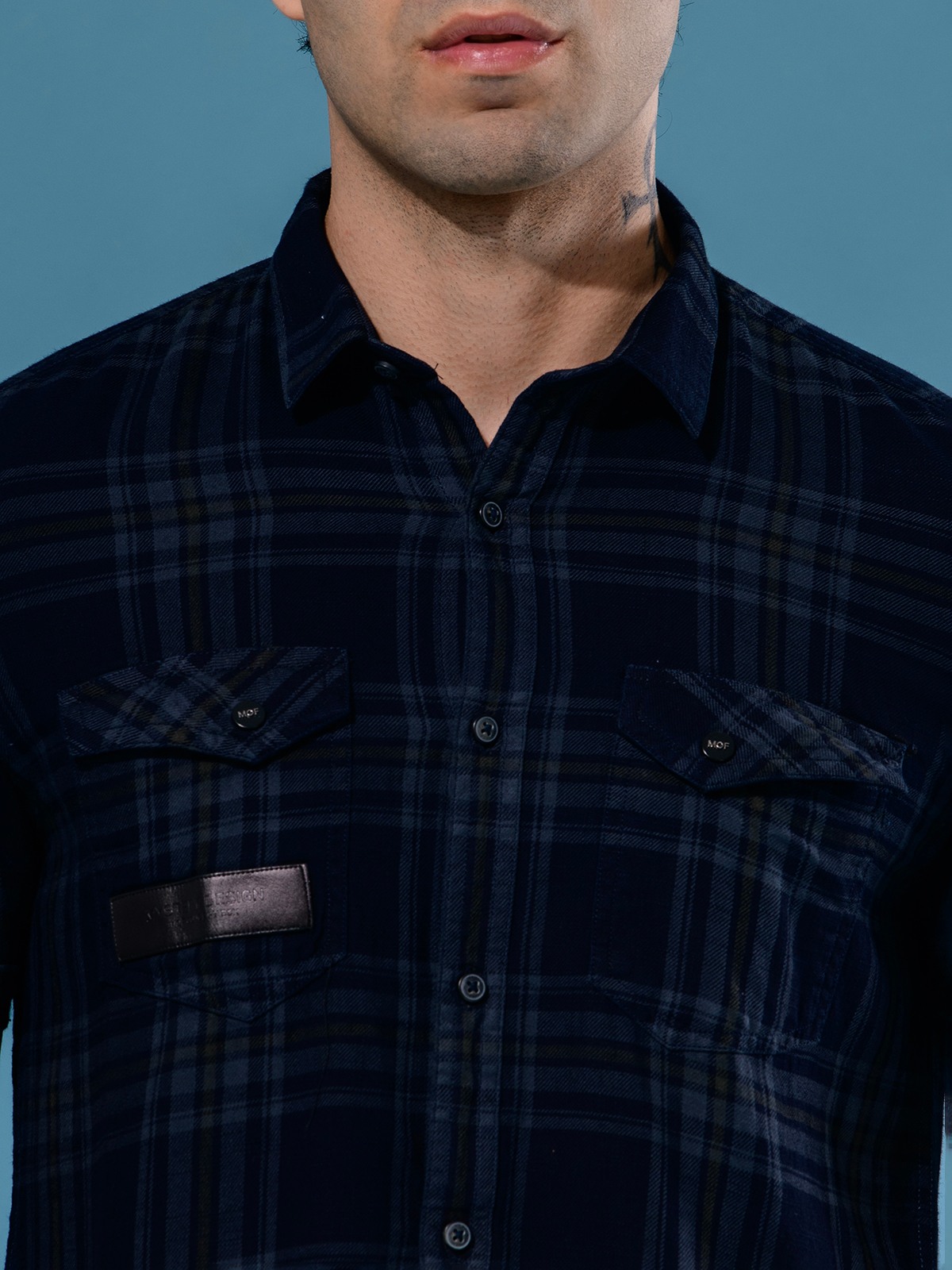 ALBION MENS MOF YELLOW (BLACK) SHIRT